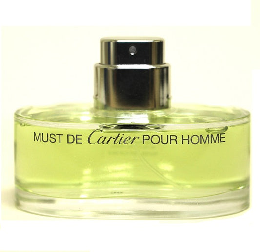 Must de Cartier Pour Homme * Cartier 3.3 oz EDT Men Cologne-Tester Spray