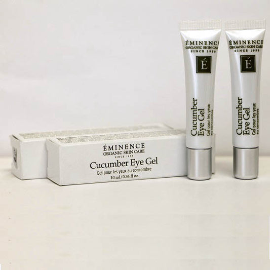 EMINENCE Cucumber Eye Gel 0.34 oz / 10 ml Set of 2 NEW & FRESH