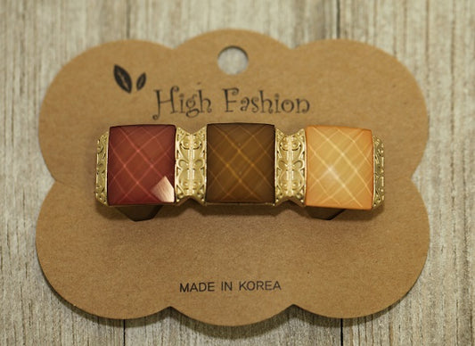 High Fashion Colorful and Vintage Design French Barrette Hair Clip