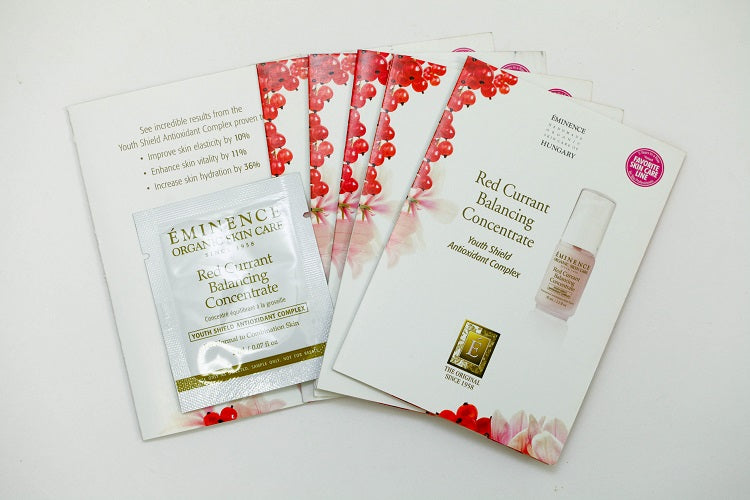 EMINENCE Red Currant Balancing Concentrate 0.07 oz / 2 ml Set of 6 Travel Size