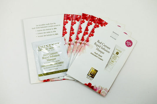 EMINENCE Red Currant Rapid Infusion Masque 0.10 oz / 3 ml Set of 6 Travel Size
