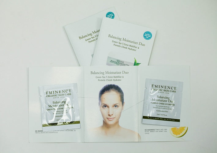 EMINENCE Balancing Moisturizer Duo (0.07 oz / 2 ml) x 2 Set of 3 Travel Size