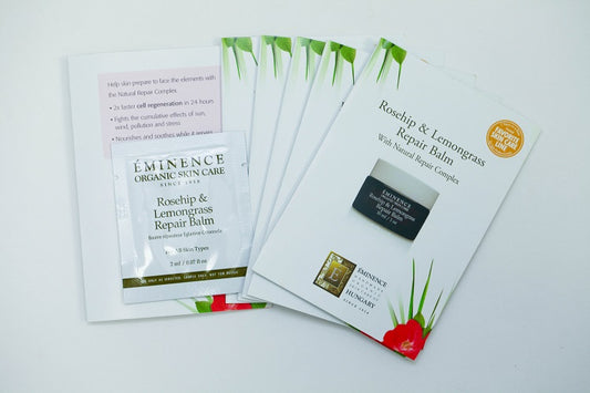 EMINENCE Rosehip & Lemongrass Repair Balm 0.07 oz / 2 ml Set of 6 Travel Size