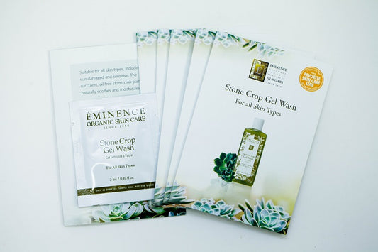 EMINENCE Stone Crop Gel Wash 0.10 oz / 3 ml Set of 6 Travel Size