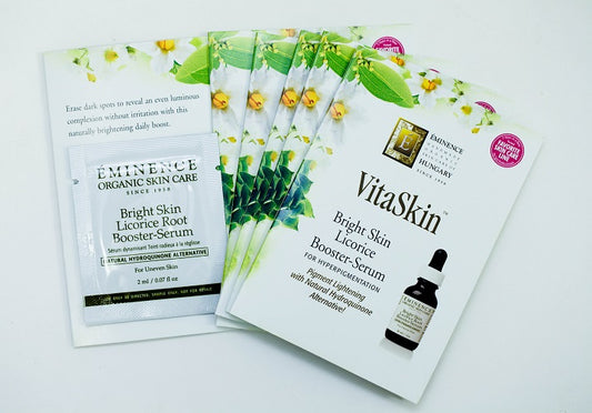 EMINENCE VitaSkin Bright Skin Licorice Booster-Serum 0.07 oz / 2 ml Set of 6