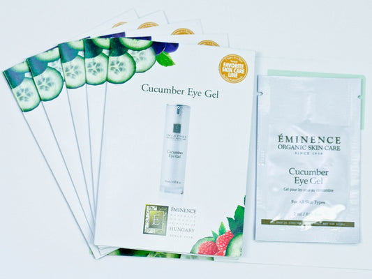 EMINENCE Cucumber Eye Gel 0.07 oz / 2 ml (Set of 6) For All Skin Types