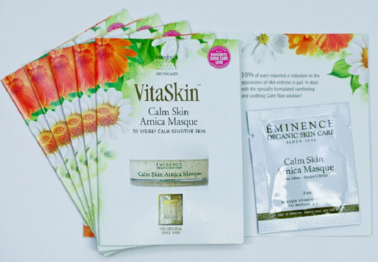 EMINENCE VitaSkin Calm Skin Arnica Masque 0.10 oz / 3 ml (Set of 6) Travel Size