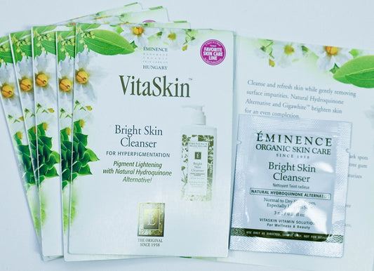 EMINENCE VitaSkin Bright Skin Cleanser 0.10 oz / 3 ml (Set of 6) Travel Size
