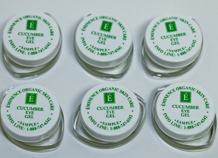 EMINENCE Skin Care Cucumber Eye Gel 0.07 oz / 2 ml (Set of 6) For All Skin Types