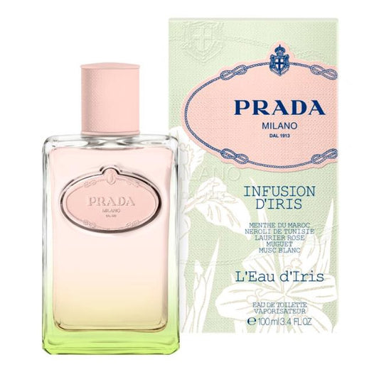 INFUSION D'IRIS L'EAU D'IRIS * Prada 3.4 oz / 100 ml Eau de Toilette Women Spray
