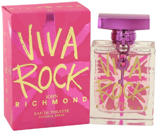 VIVA ROCK * John Richmond 1.7 oz / 50 ml Eau De Toilette Women Perfume Spray
