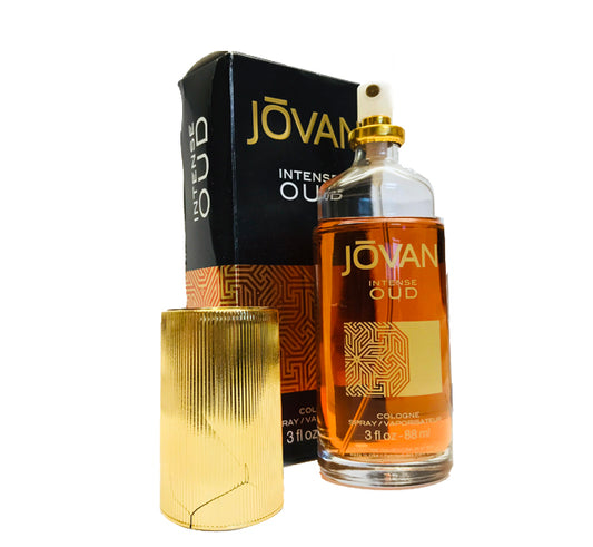 JOVAN INTENSE OUD * Coty 3.0 oz / 88 ml Cologne Unisex 95% FULL Spray BROKEN CAP
