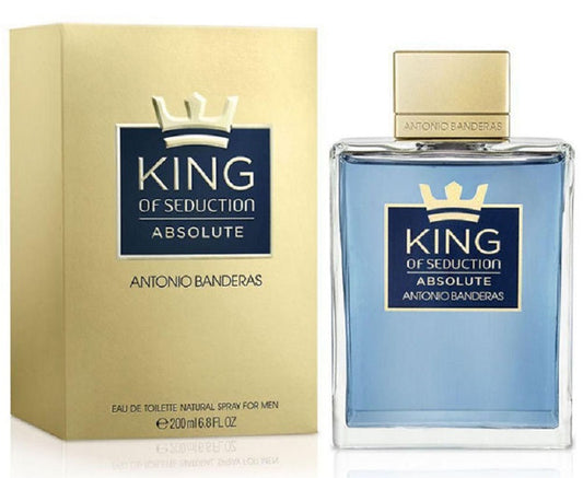 KING OF SEDUCTION ABSOLUTE * Antonio Banderas 6.8 oz / 200 ml EDT Men Cologne