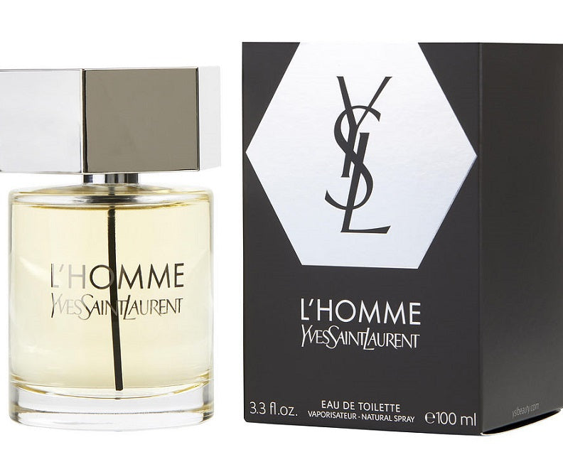 YSL L'HOMME * Yves Saint Laurent 3.3 oz / 100 ml Eau De Toilette Men Cologne