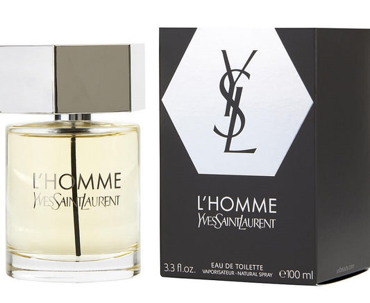 YSL L'HOMME * Yves Saint Laurent 3.3 oz / 100 ml Eau De Toilette Men Cologne