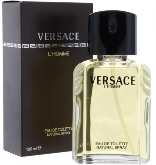 VERSACE L'HOMME * Versace 3.4 oz / 100 ml Eau de Toilette Men Cologne Spray