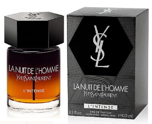 YSL LA NUIT DE L ' HOMME L ' INTENSE * Yves Saint Laurent 3.3 oz / 100 ml EDP
