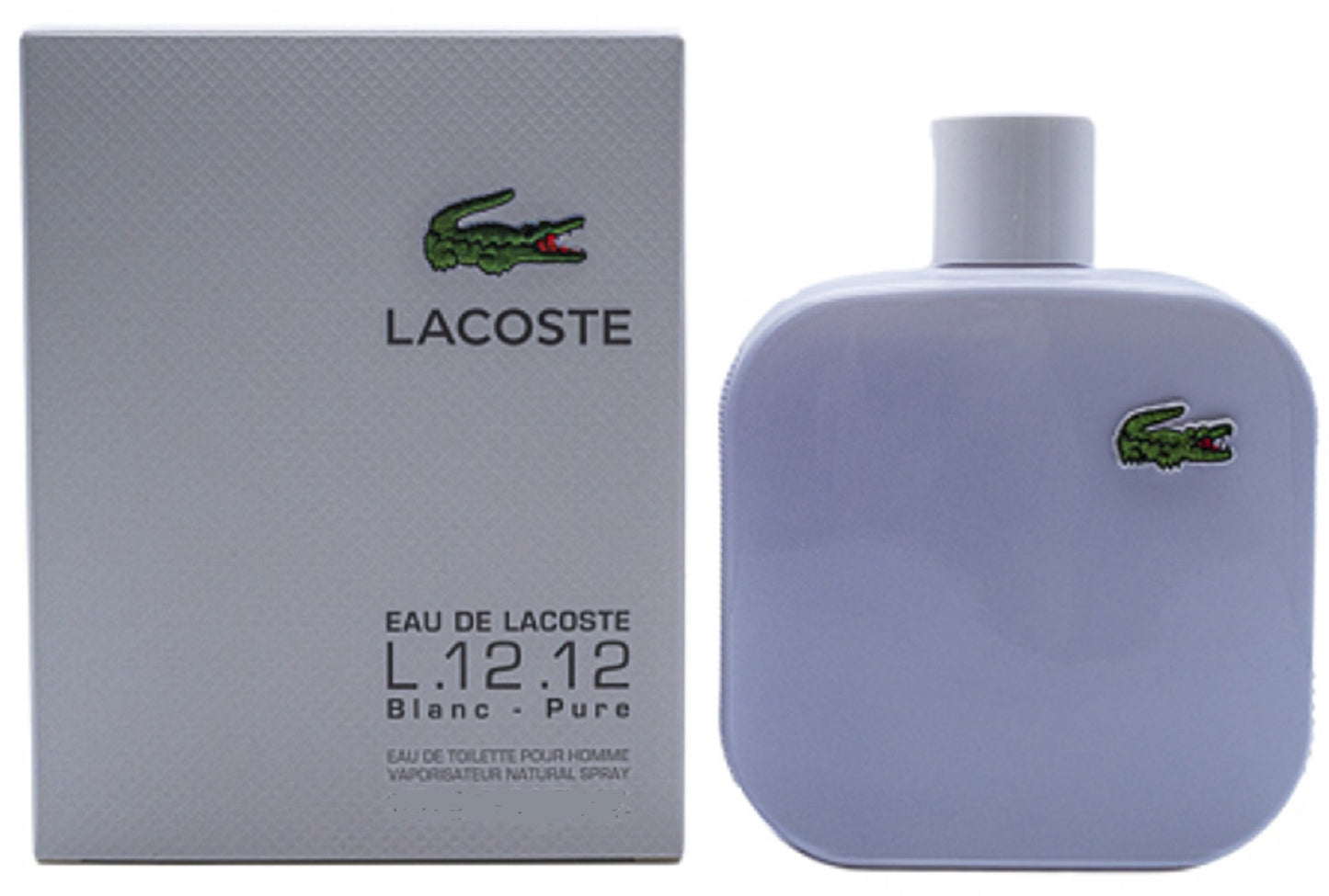 L.12.12 BLANC * Lacoste 3.3 oz / 100 ml Eau de Toilette Men Cologne Spray
