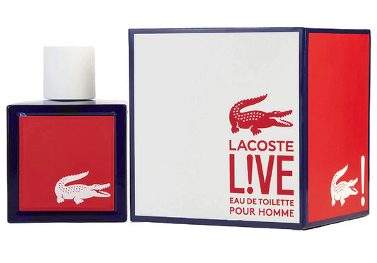 LACOSTE LIVE * Lacoste 3.3 oz / 100 ml Eau De Toilette "EDT" Men Cologne Spray