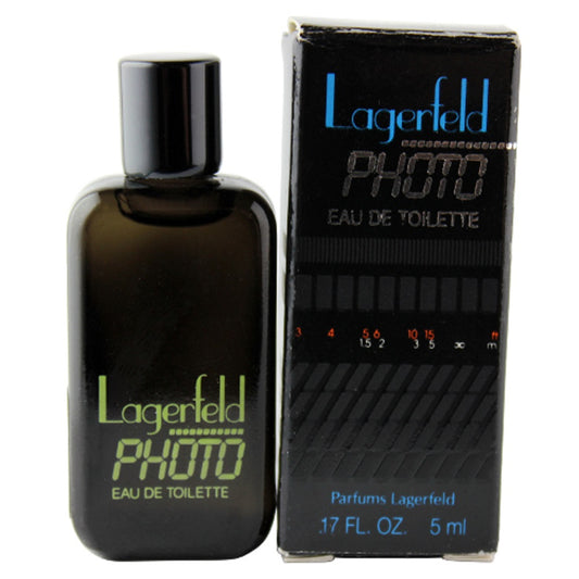 PHOTO * Karl Lagerfeld 0.17 oz / 5 ml Miniature EDT Men Cologne Splash