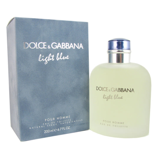 LIGHT BLUE * Dolce & Gabbana 6.7 oz / 200 ml Eau de Toilette Men Cologne Spray