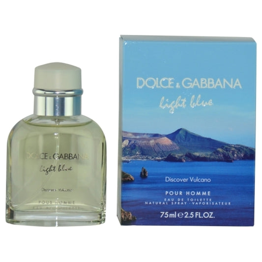 LIGHT BLUE DISCOVER VULCANO * Dolce & Gabbana 2.5 oz EDT Men Cologne Spray