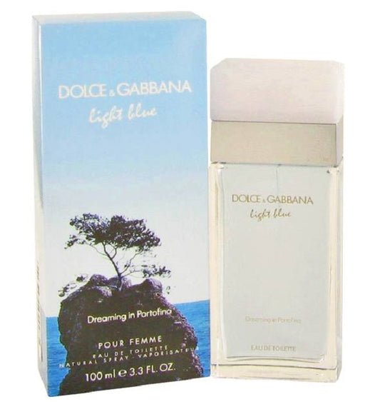 LIGHT BLUE DREAMING IN PORTOFINO * Dolce & Gabbana 3.3 oz EDT Women Perfume