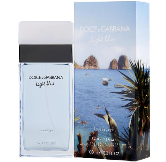 LIGHT BLUE LOVE IN CAPRI * Dolce & Gabbana 3.3 oz / 100 ml EDT  Women Perfume