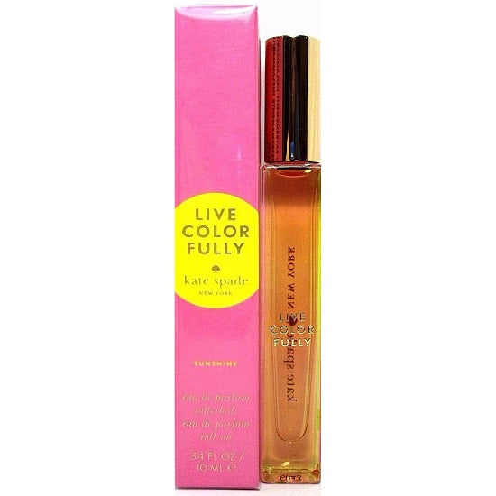 LIVE COLORFULLY SUNSHINE * Kate Spade 0.34 oz MINI EDP Women Perfume Rollerball