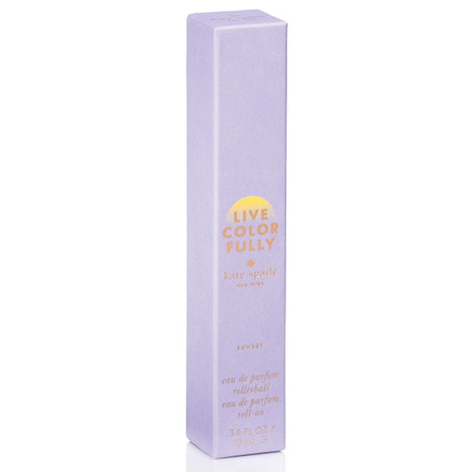 LIVE COLORFULLY SUNSET * Kate Spade 0.34 oz MINI EDP Women Perfume Rollerball