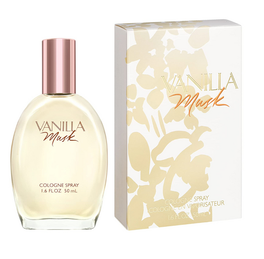 VANILLA MUSK * Coty 1.7 oz / 50 ml Eau de Cologne (EDC) Women Perfume Spray