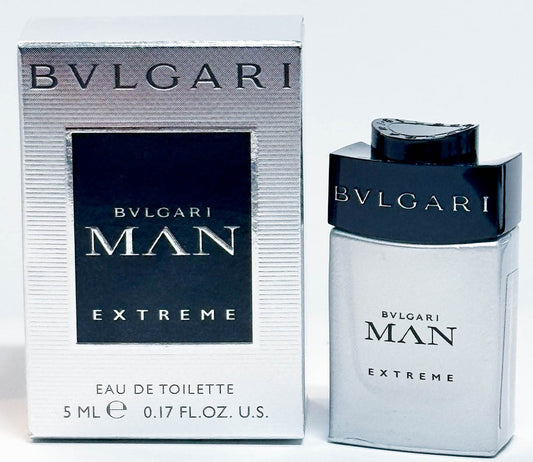 BVLGARI MAN EXTREME * Bvlgari 0.17 oz / 5 ml Miniature EDT Men Cologne Splash