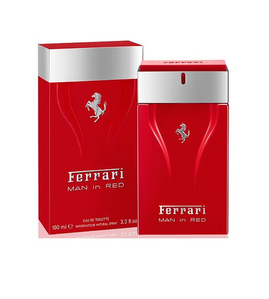MAN IN RED * Ferrari 3.4 oz / 100 ml Eau de Toilette (EDT) Men Cologne Spray