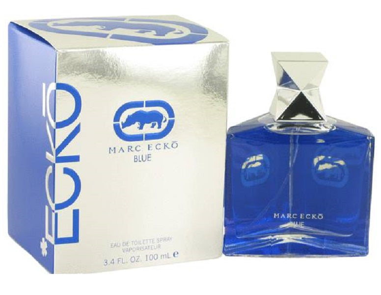 BLUE * Marc Ecko 3.4 oz / 100 ml Eau de Toilette " EDT " Men Cologne Spray