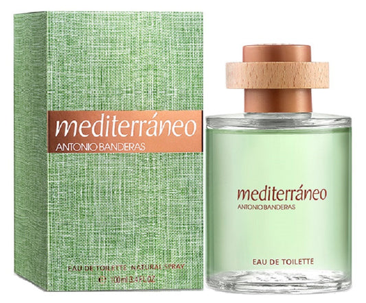 MEDITERRANEO * Antonio Banderas 3.4 oz / 100 ml EDT Men Cologne Spray
