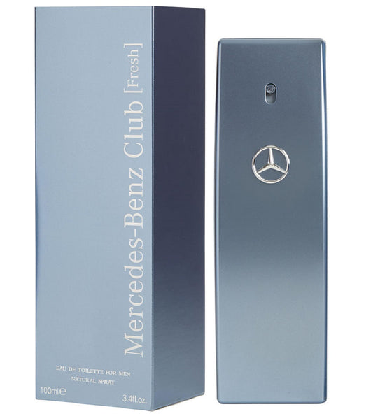 CLUB FRESH * Mercedes-Benz 3.4 oz / 100 ml Eau De Toilette Men Cologne Spray