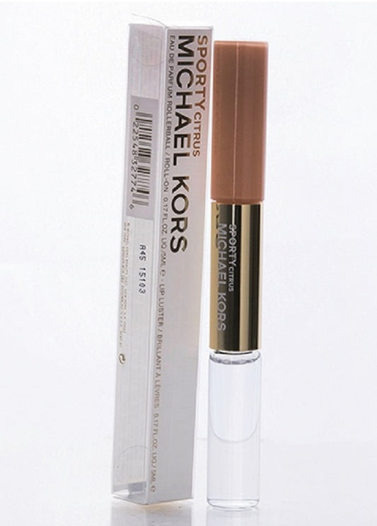 SPORTY CITRUS * Michael Kors Eau de Parfum Rollerball Roll - On & Lip Luster