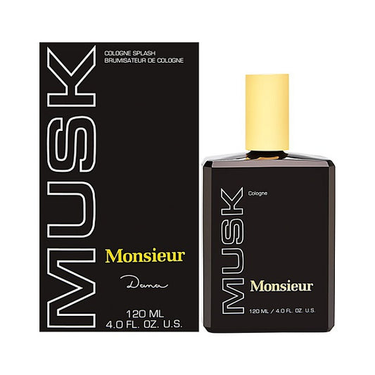 MONSIEUR MUSK * Dana 4.0 oz / 120 ml Cologne Men Splash