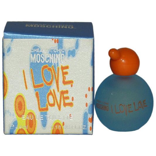 CHEAP AND CHIC I LOVE LOVE * Moschino 0.16 oz / 4.9 ml Mini EDT Women Splash