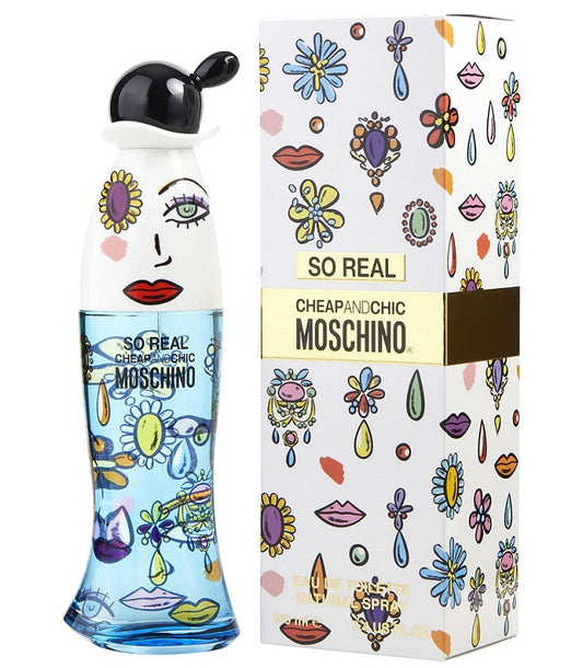 CHEAP & CHIC SO REAL * Moschino 3.4 oz / 100 ml EDT Women Perfume Spray