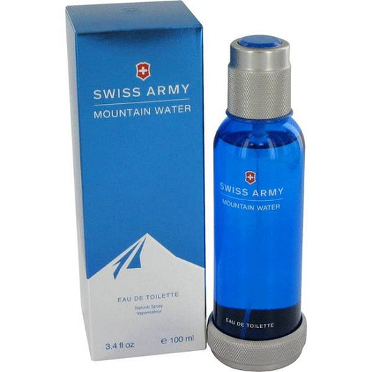 MOUNTAIN WATER * Swiss Army 3.4 oz / 100 ml Eau de Toilette Men Cologne Spray