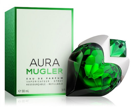 AURA MUGLER * Thierry Mugler 3.0 oz / 90 ml  EDP Women Perfume Refillable Spray