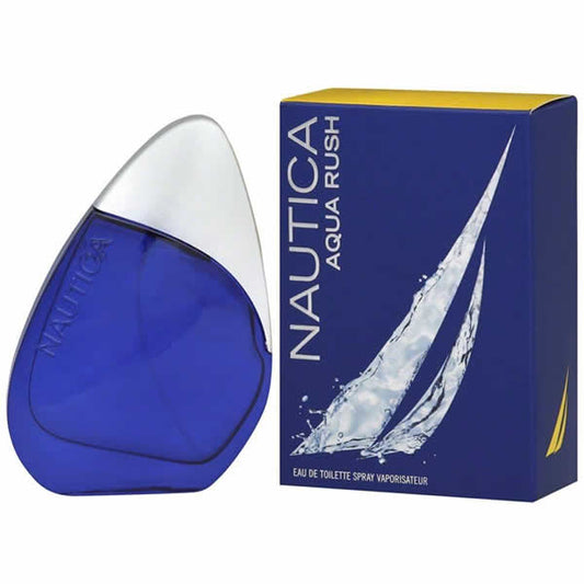 AQUA RUSH * Nautica 1.0 oz / 30 ml Eau de Toilette Men Cologne Spray