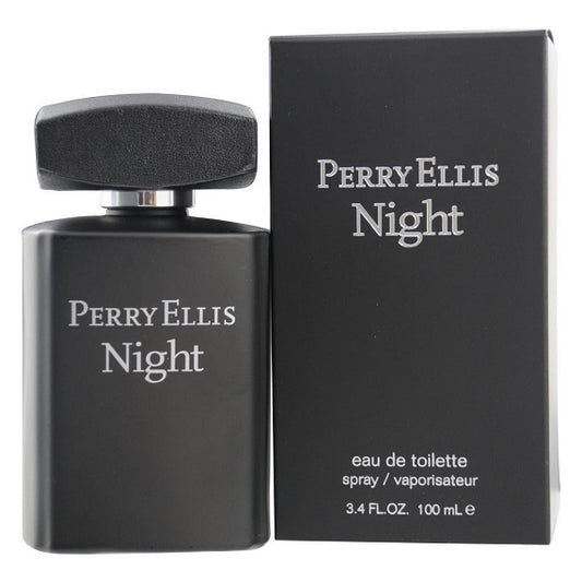 NIGHT * Perry Ellis 3.4 oz / 100 ml Eau De Toilette (EDT) Men Cologne Spray