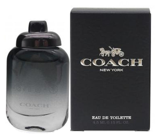 COACH NEW YORK * Coach 0.15 oz / 4.5 ml Mini Eau De Toilette Men Cologne Splash