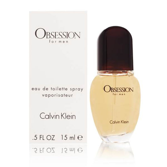 OBSESSION * Calvin Klein 0.5 oz / 15 ml MINI Eau de Toilette Men Cologne Spray