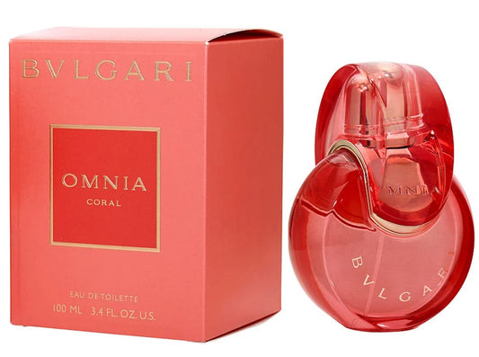 OMNIA CORAL * Bvlgari 3.4 oz / 100 ml Eau de Toilette (EDT) Women Perfume Spray