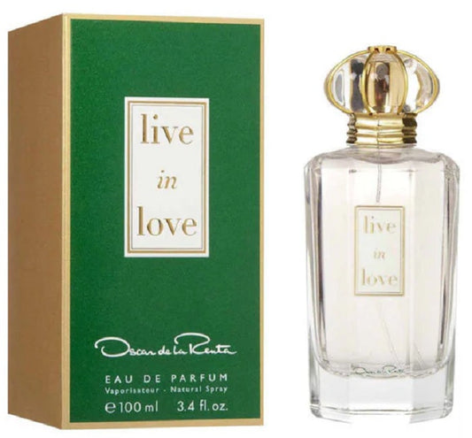 LIVE IN LOVE * Oscar De La Renta 3.4 oz / 100 ml EDP Women Perfume Spray