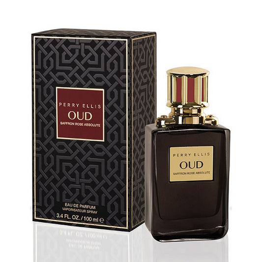 OUD SAFFRON ROSE ABSOLUTE * Perry Ellis 3.4 oz / 100 ml EDP Women Perfume Spray