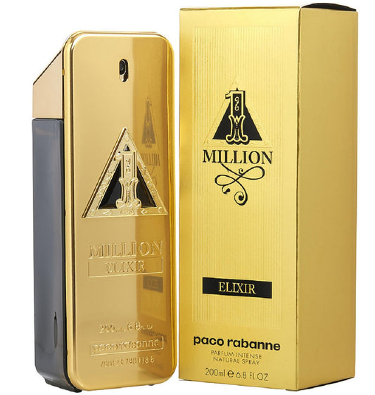 1 MILLION ELIXIR * Paco Rabanne 6.8 oz / 200 ml Parfum Intense Men Cologne Spray